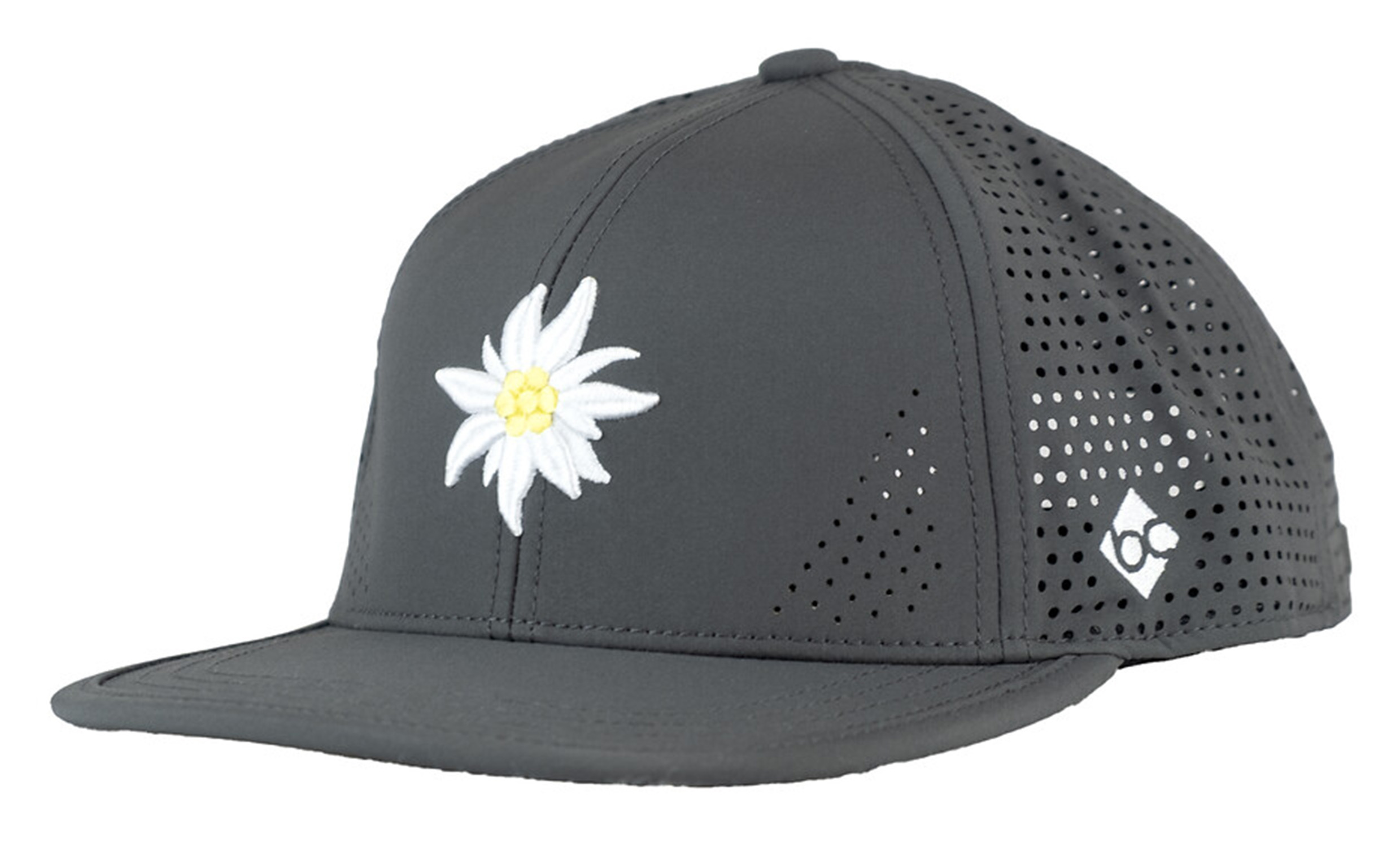 Bavarian Caps Edelweiß Outdoor V2 Snapback Dunkelgrau 26199