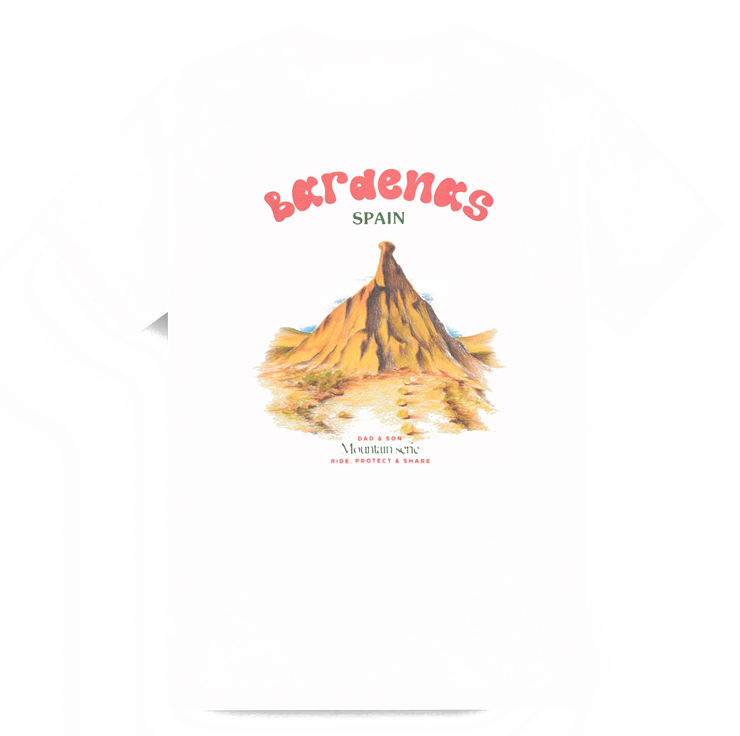 Picture Dad & Son Bardenas T-Shirt White 25232 Picture Dad & Son Bardenas T-Shirt White 25232