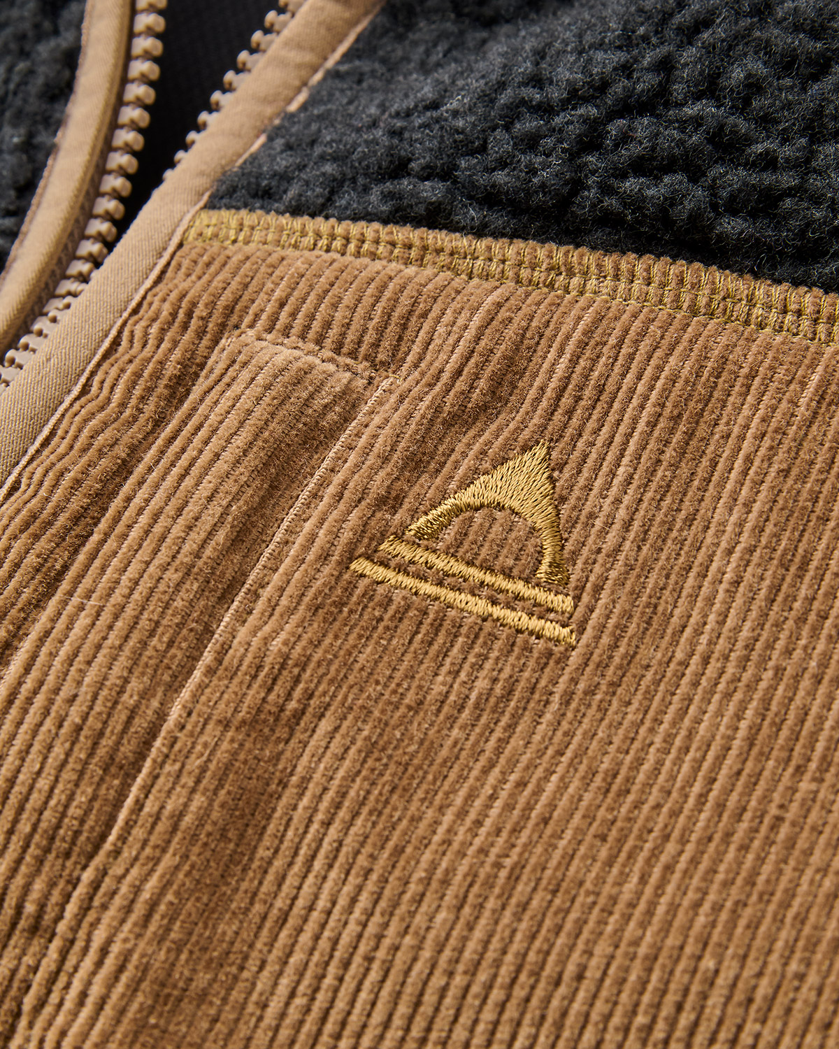 Passenger Trekker Hooded Deep Pile Sherpa Jacke Black