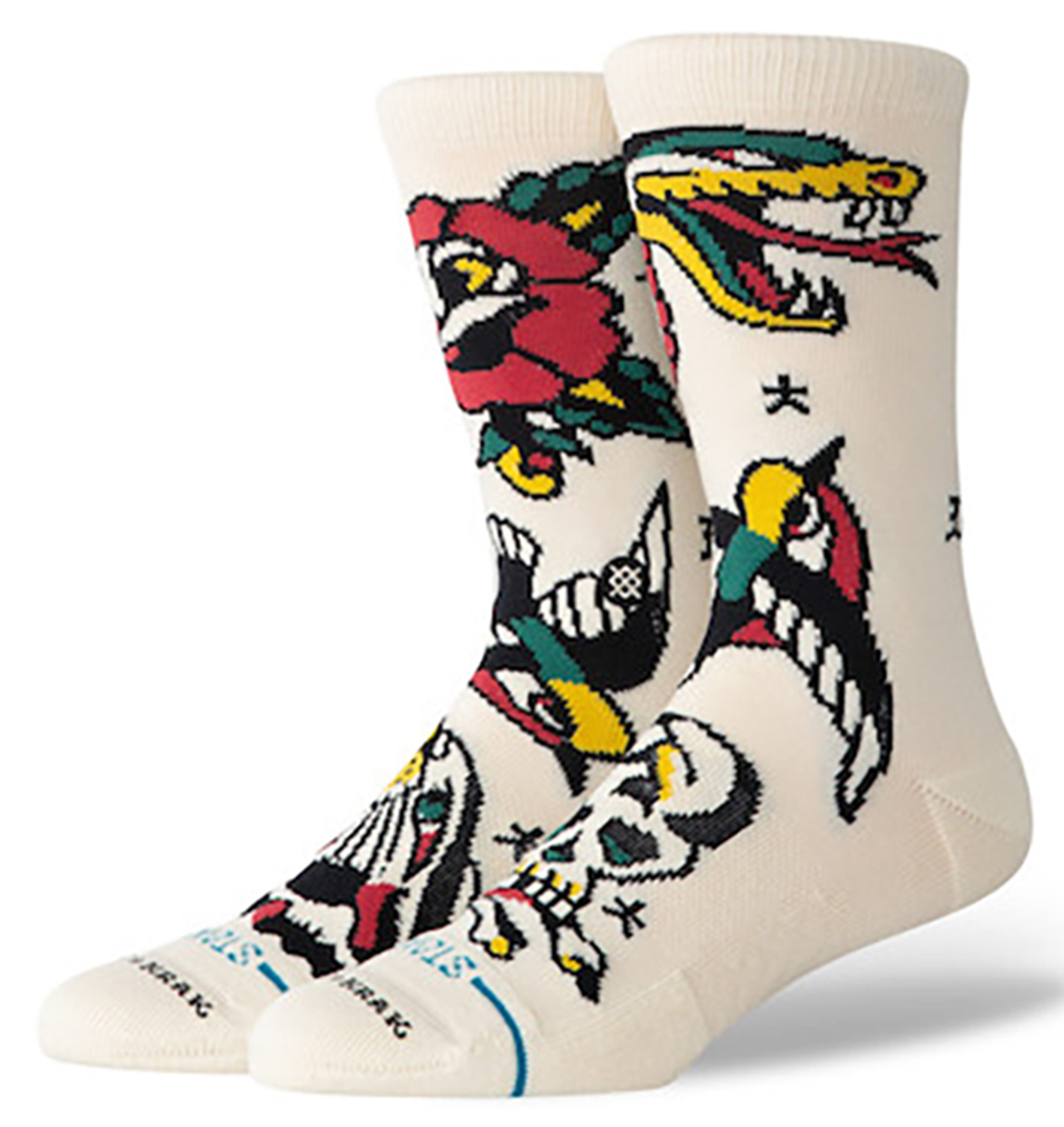 Stance Flash Crew Socken Canvas 25681
