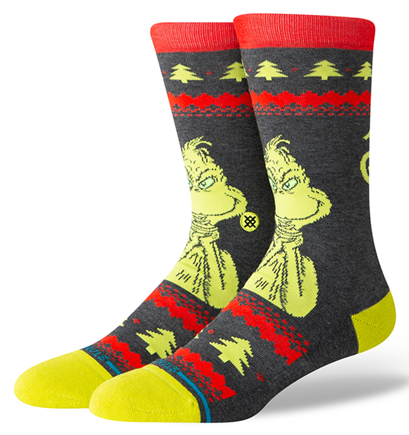 Stance Grinch Sweater Crew Socken Black 26510
