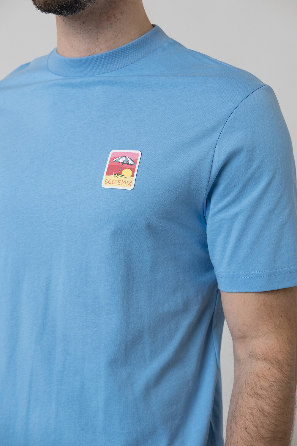 Bavarian Caps Dolce Vita T-Shirt Himmelblau