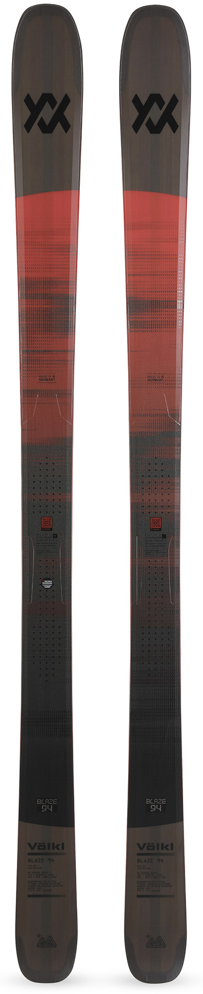 Völkl Blaze 94 Black All Mountain Ski 26/27 26420