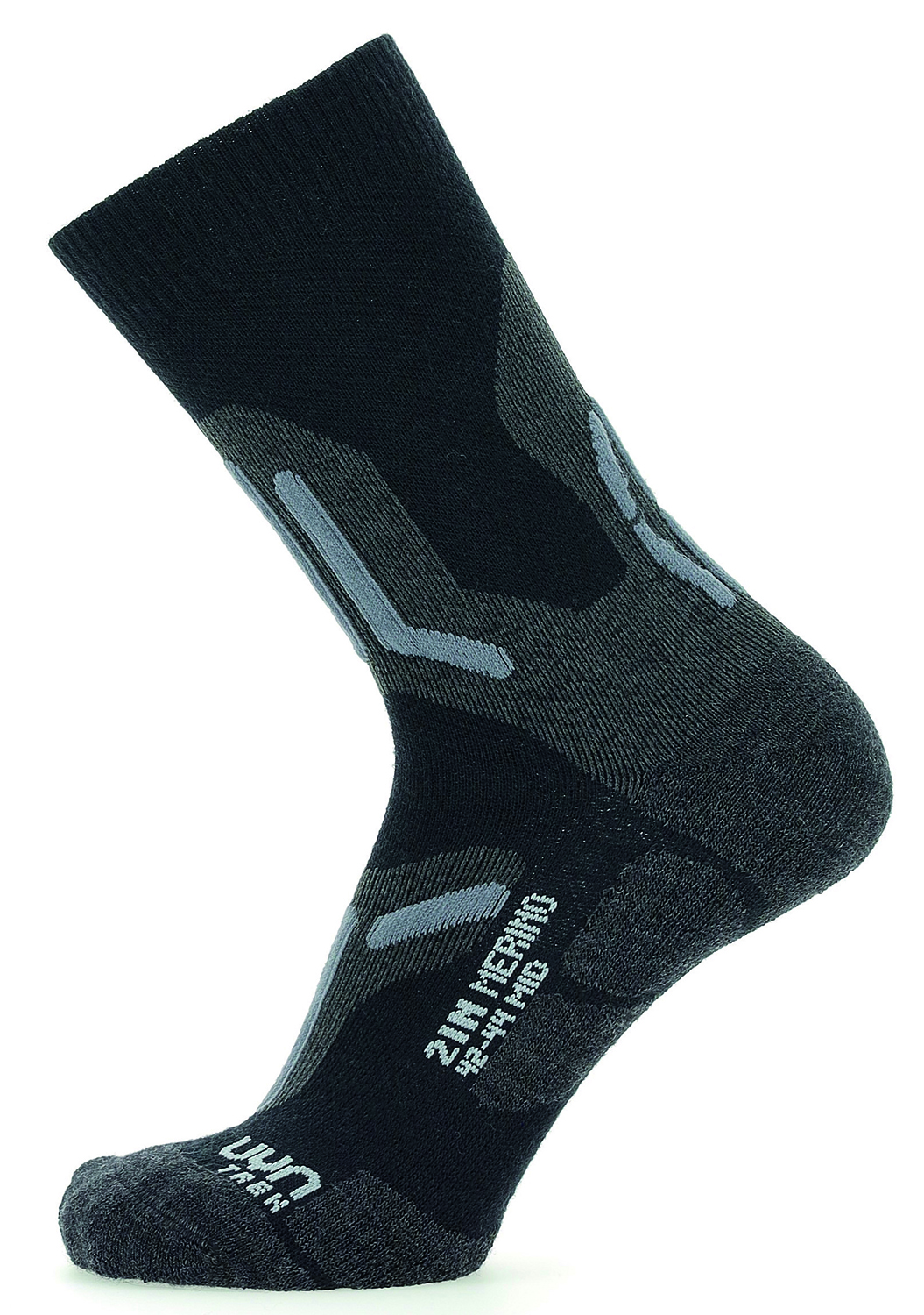 UYN Man Trekking 2in Merino Socken Black 20417 UYN Man Trekking 2in Merino Socken Black 20417