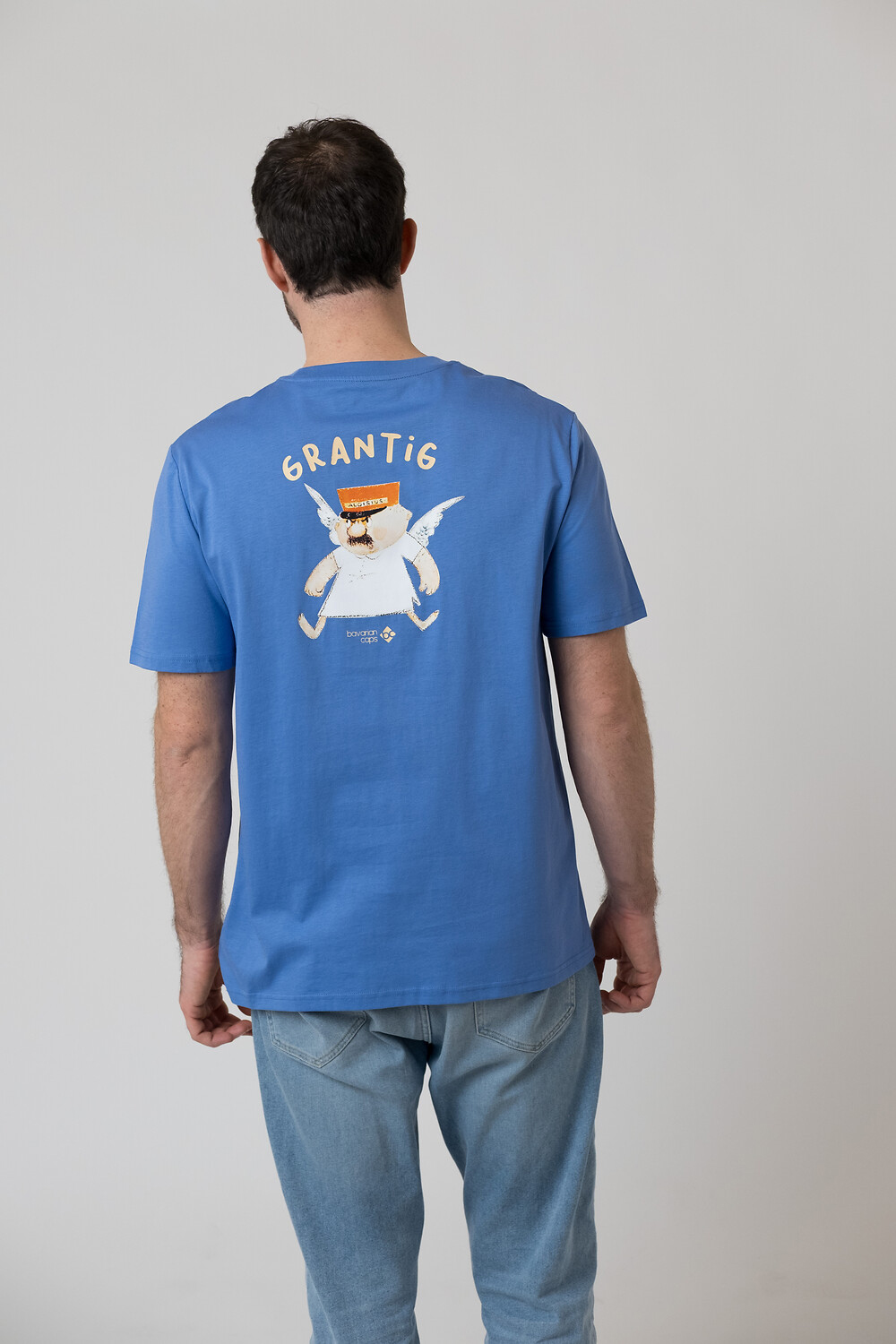Bavarian Caps Grantler Klub: Aloisius T-Shirt Blau