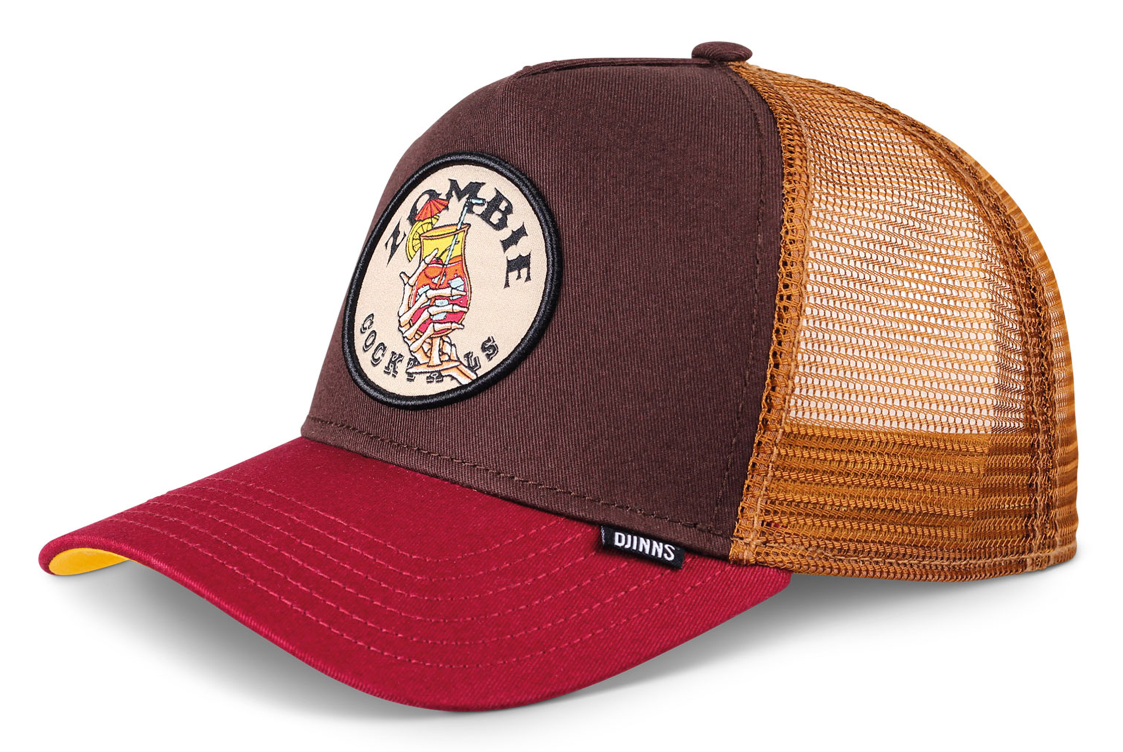 Djinns HFT Trucker Cap Food Zombie Brown Red 25359