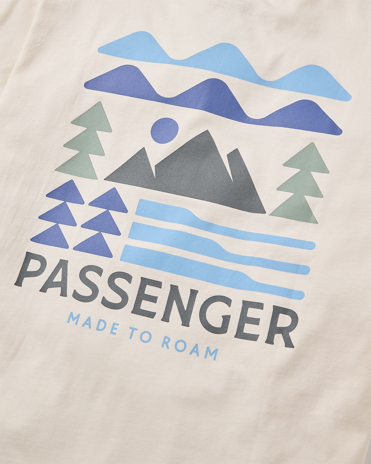 Passenger Cutout Organic Cotton T-Shirt Birch