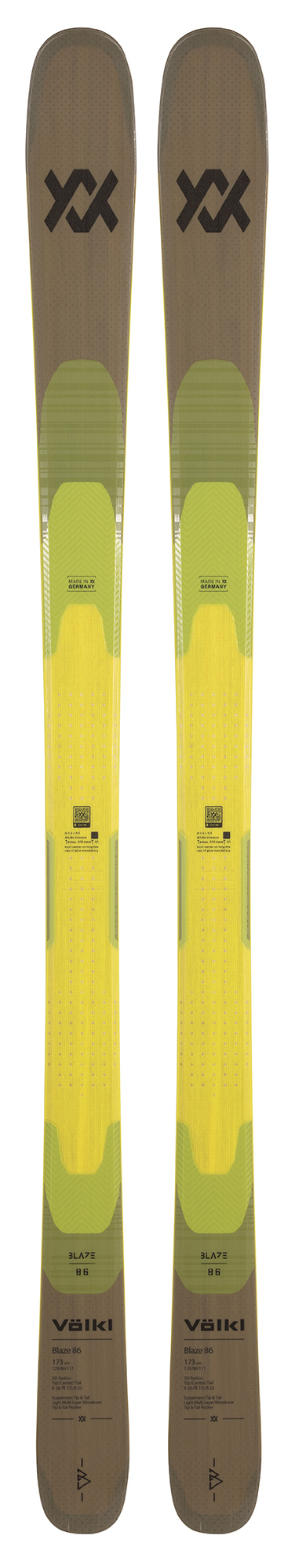 Völkl Blaze 86 Olive All Mountain Ski 24/25 24418