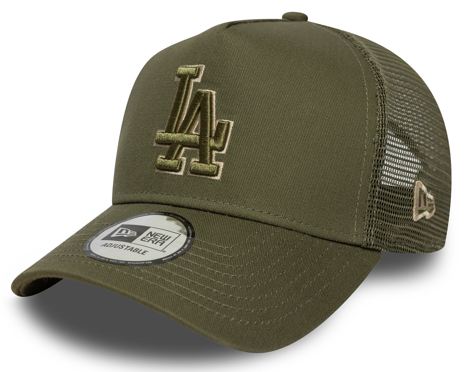 New Era 9Forty Outline Trucker Cap Los Angeles Dodgers Grün 25633