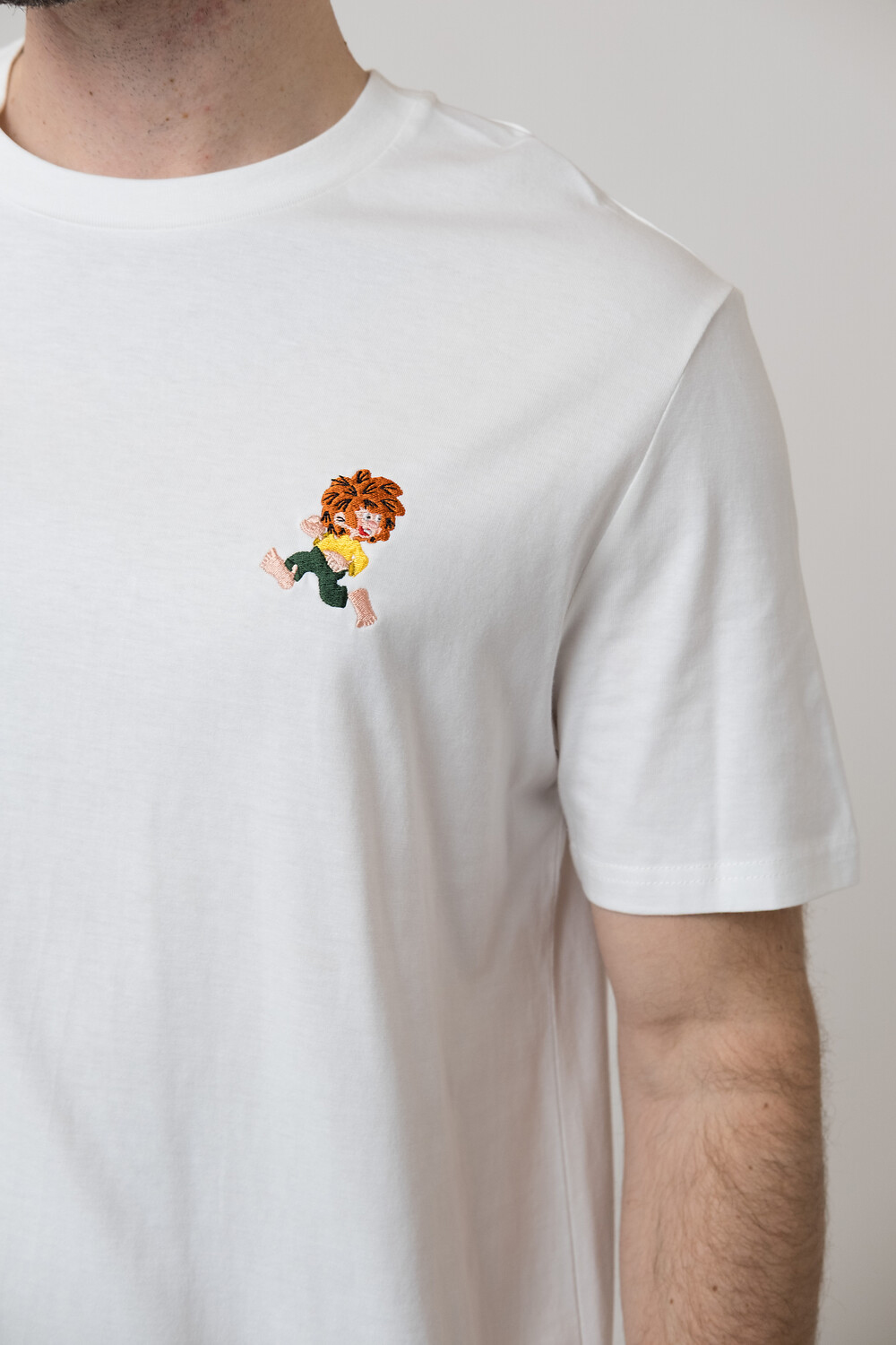 Bavarian Caps Grantler Klub: Pumuckl T-Shirt Altweiß
