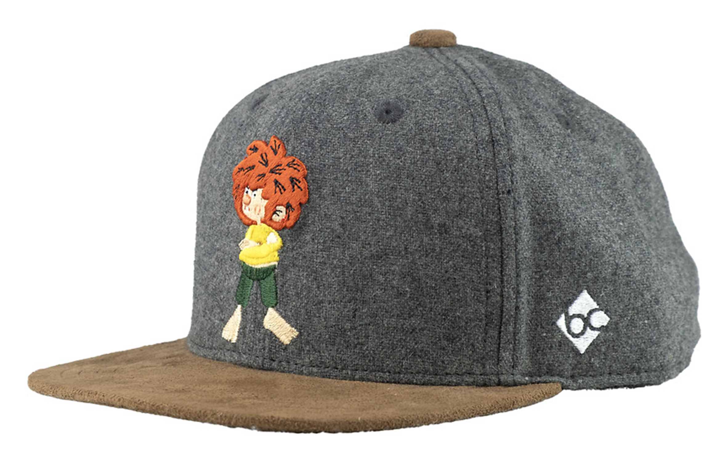 Bavarian Caps Kinder Grantig by Nature Dunkelgrau Snapback 25788
