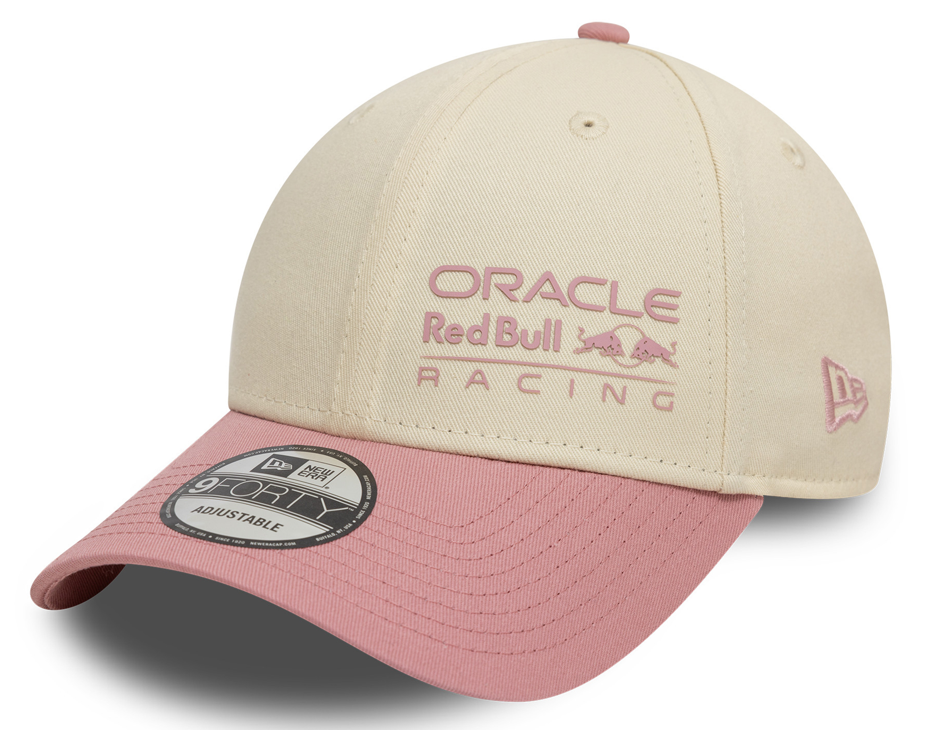 New Era Contrast 9Forty Cap Red Bull F1 Beige Pink 25120