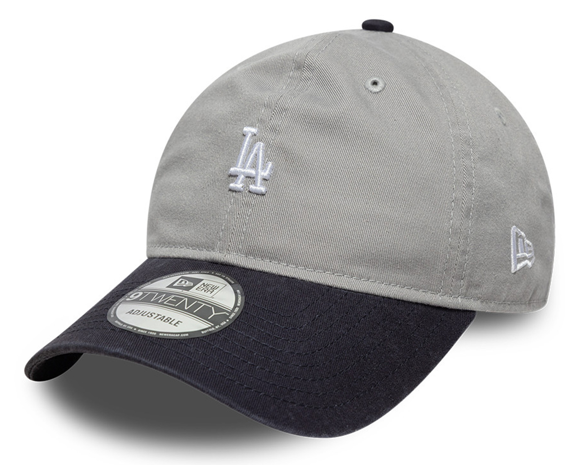 New Era Mini Washed Contrast 920 Cap Los Angeles Dodgers Grau 26124