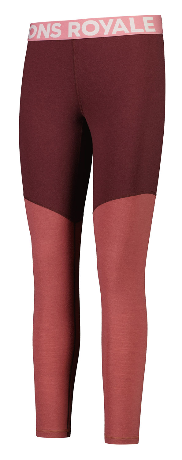 Mons Royale Damen Cascade Legging Logo Dark Chocolate Terracotta 22253 Mons Royale Damen Cascade Legging Logo Dark Chocolate Terracotta 22253