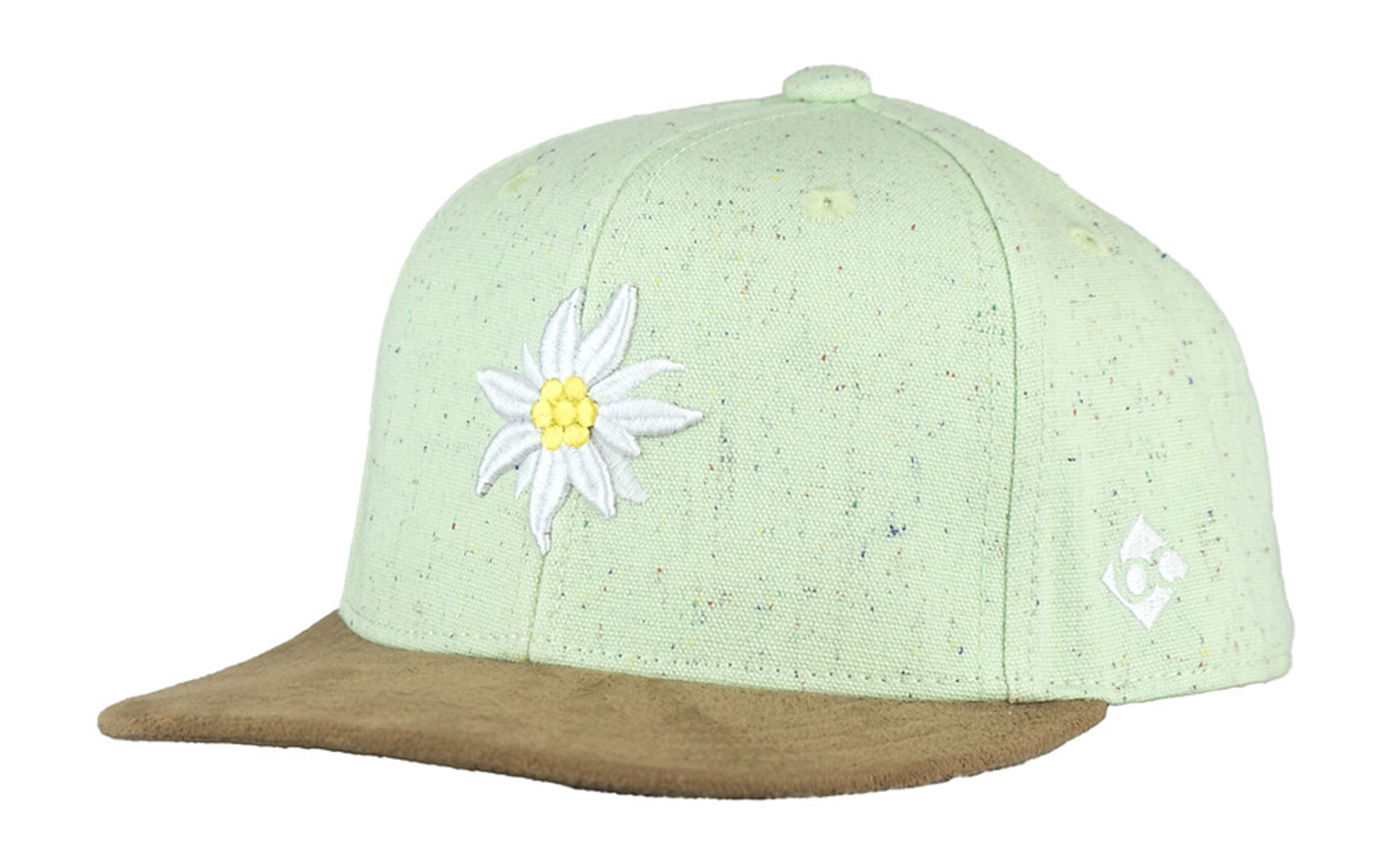 Bavarian Caps Kinder Edelweiß Konfetti Flat Minze 26222