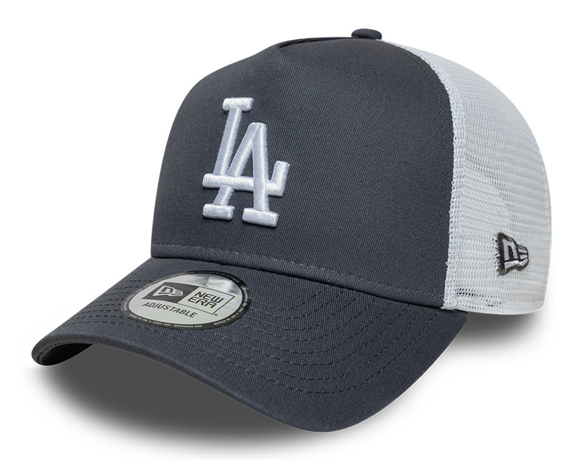 New Era League Trucker Cap Los Angeles Dodgers Grau 26190