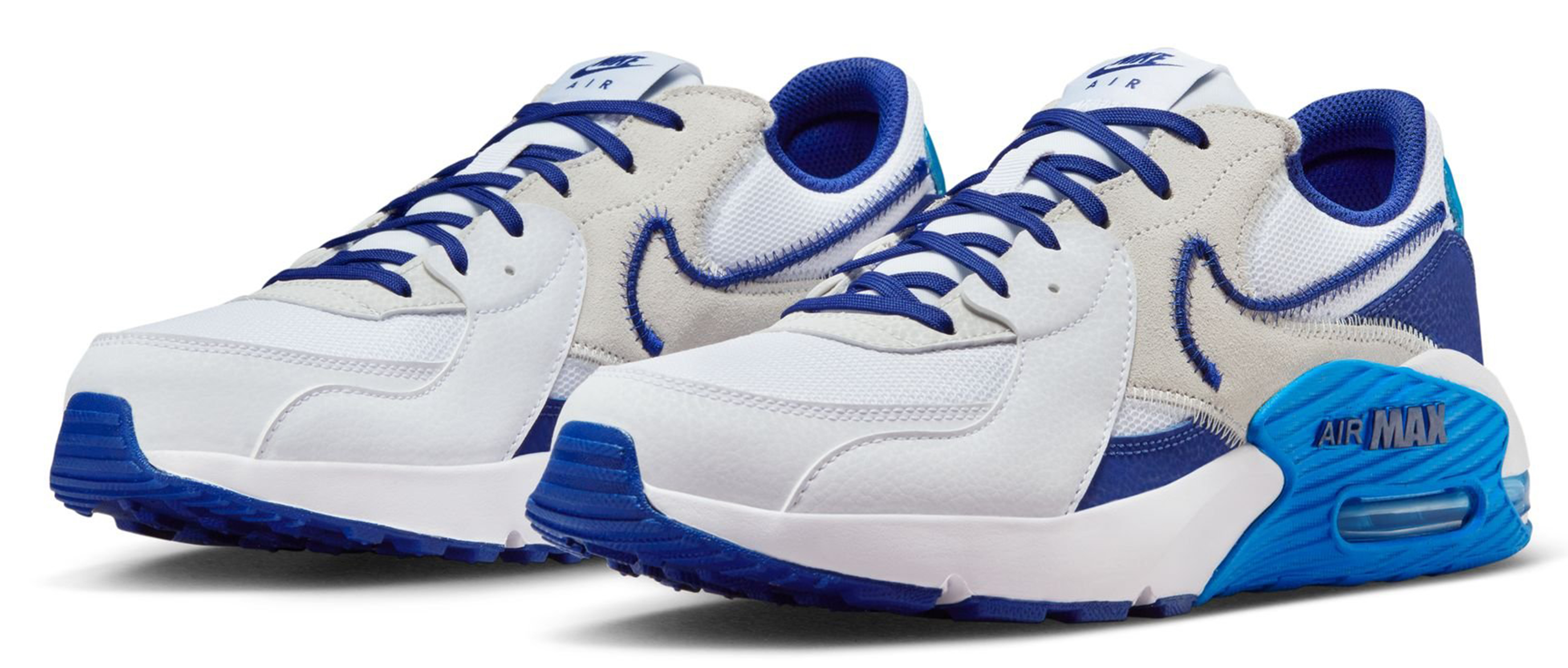 Nike Air Max Excee White Deep Royal Blue 23422 Nike Air Max Excee White Deep Royal Blue 23422