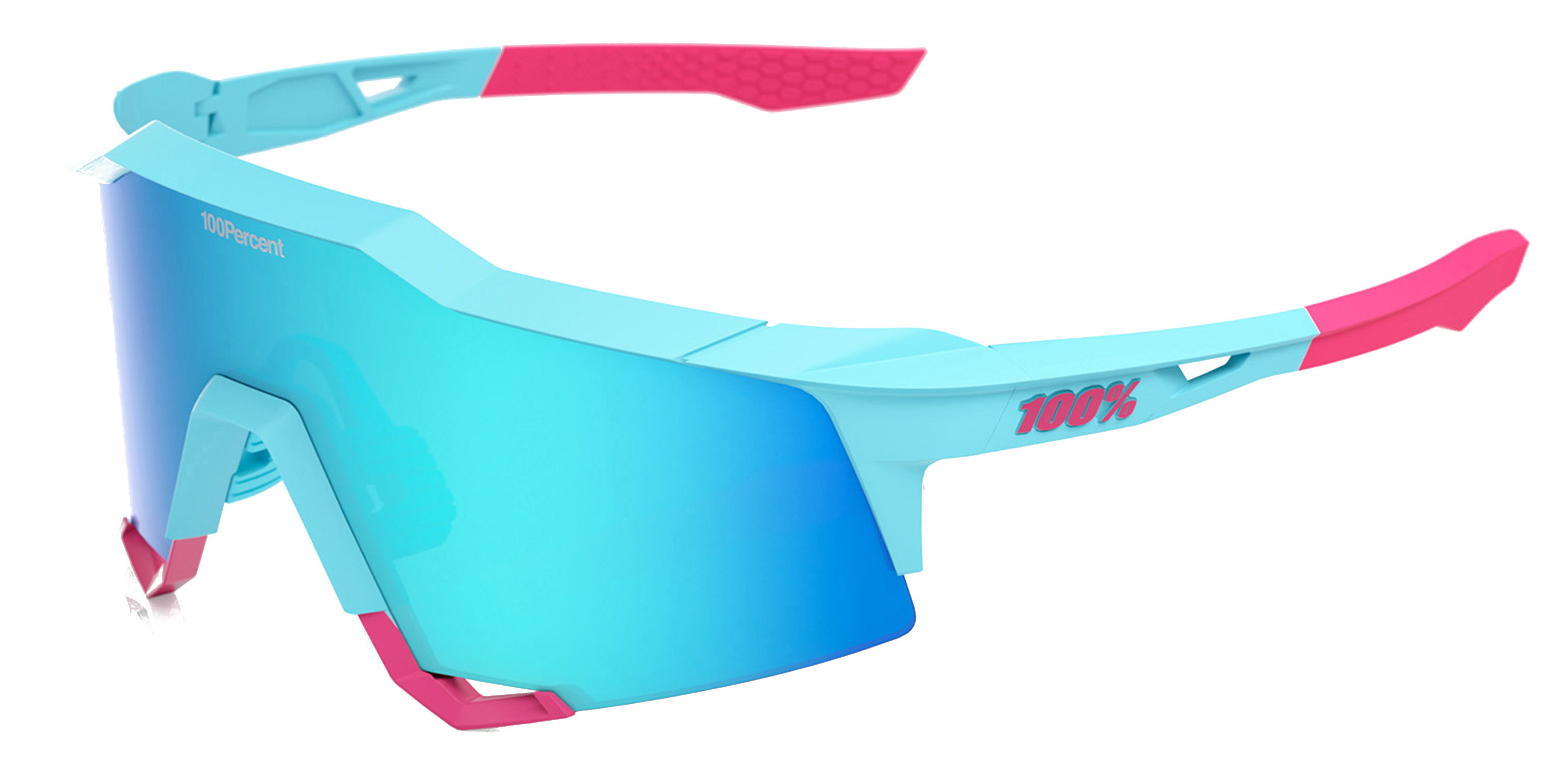 100% Speedcraft Tatis 4 Blue Topaz Mirror Sonnenbrille 26040