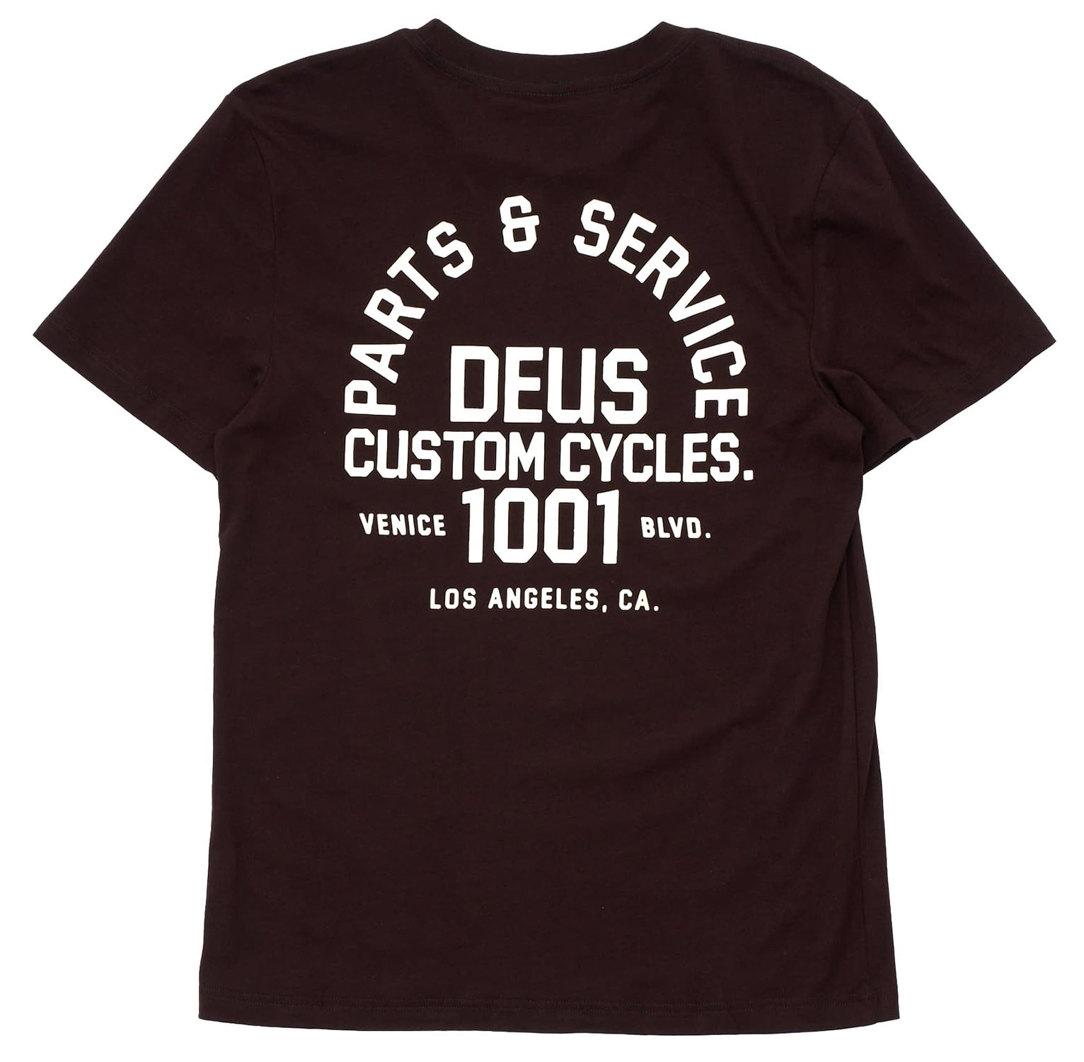 Deus Ex Machina Troop T-Shirt Choc Plum 25137