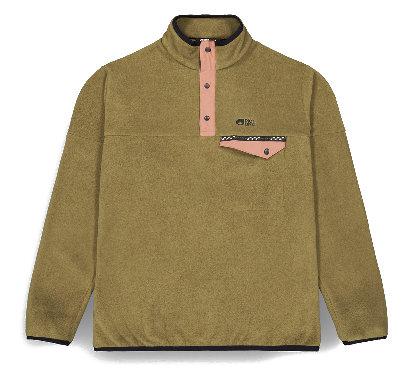 Picture Arcca 1/4 Fleece Tobacco 25216 Picture Arcca 1/4 Fleece Tobacco 25216