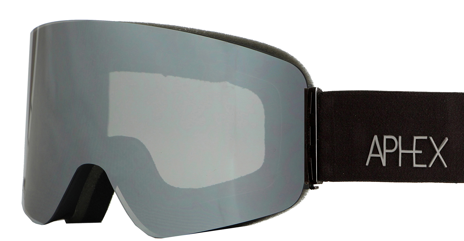Aphex Oxia Matte Black Silver + Ersatzglas 24/25 19193 Aphex Oxia Matte Black Silver + Ersatzglas 24/25 19193