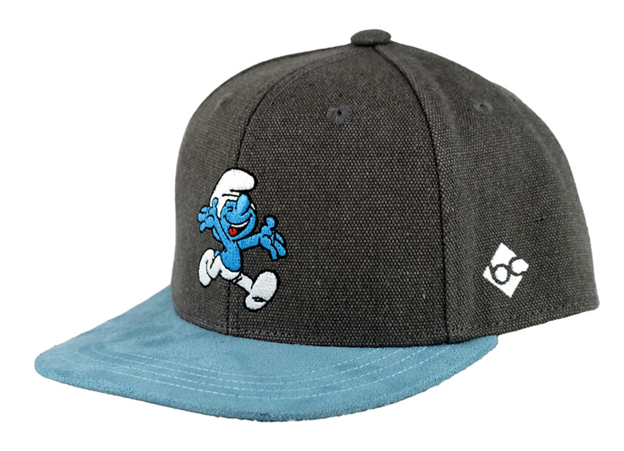 Bavarian Caps Kinder Schlümpfe Dunkelgrau Snapback 25790