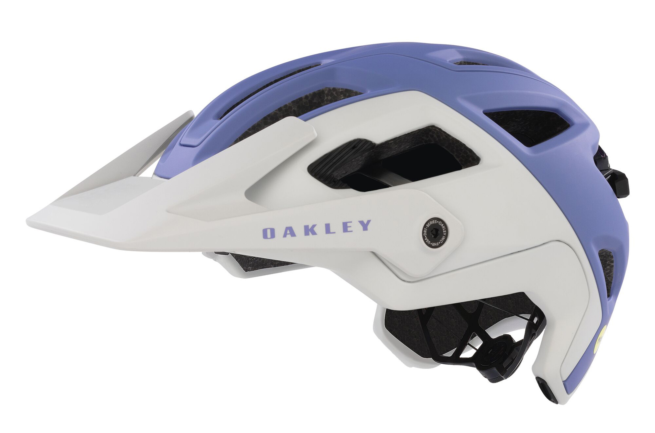 Oakley DRT5 Mips Maven Bike Helm Matte Grey Matte Lilac 23067 Oakley DRT5 Mips Maven Bike Helm Matte Grey Matte Lilac 23067