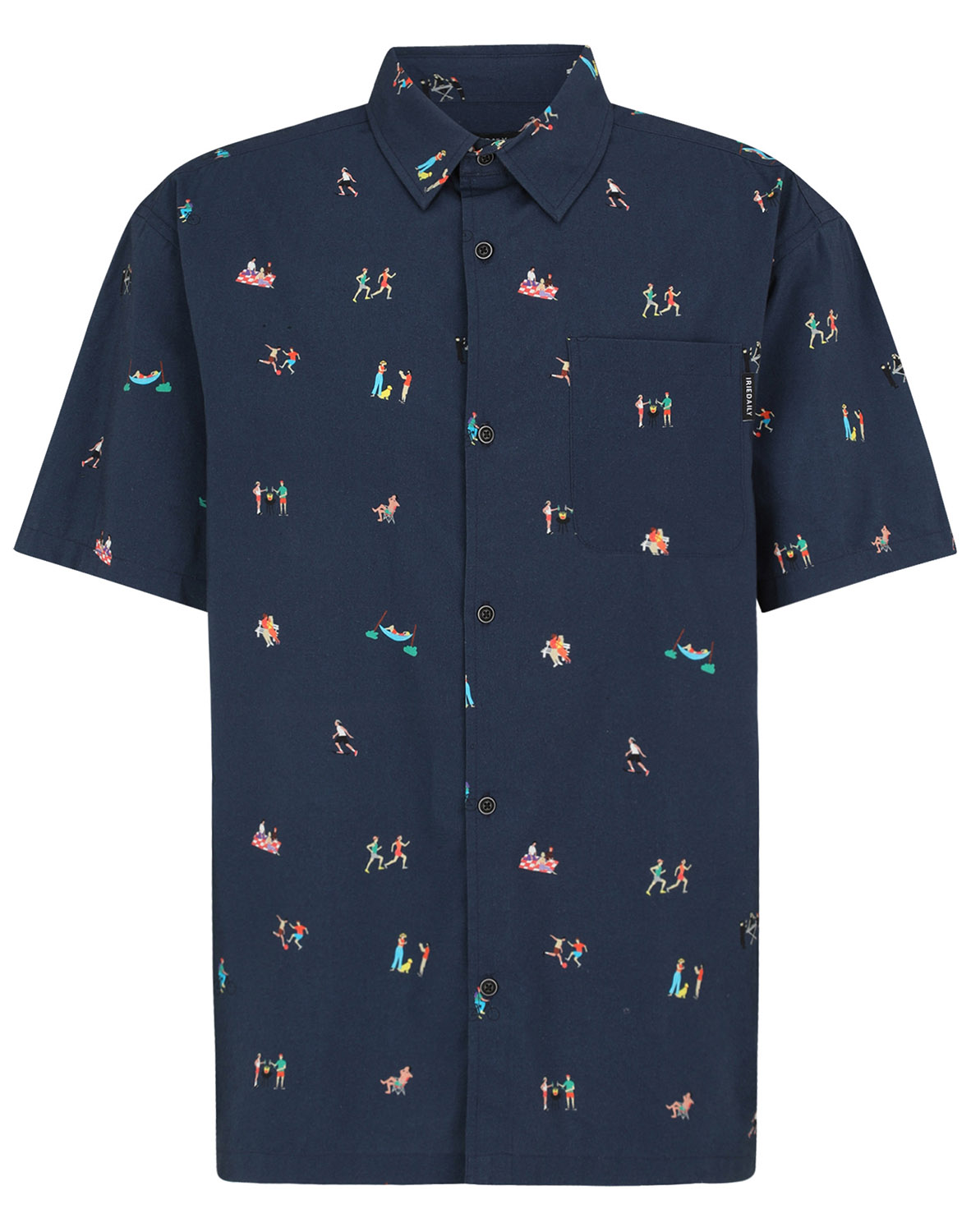 Iriedaily Resorio Shirt Hemd Marine 26068