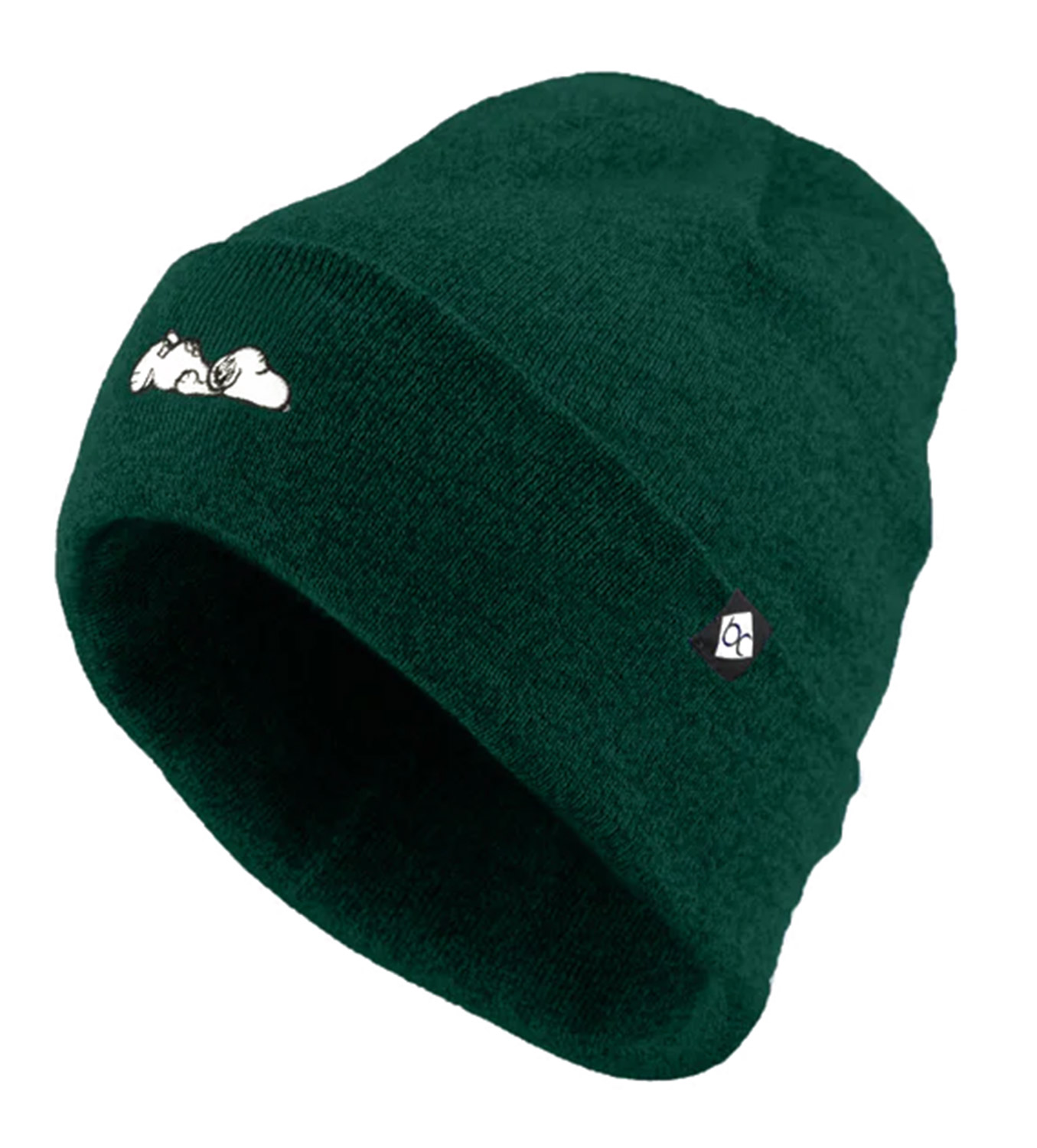 Bavarian Caps Peanuts: Snoopy Haum Beanie Dunkelgrün 25802