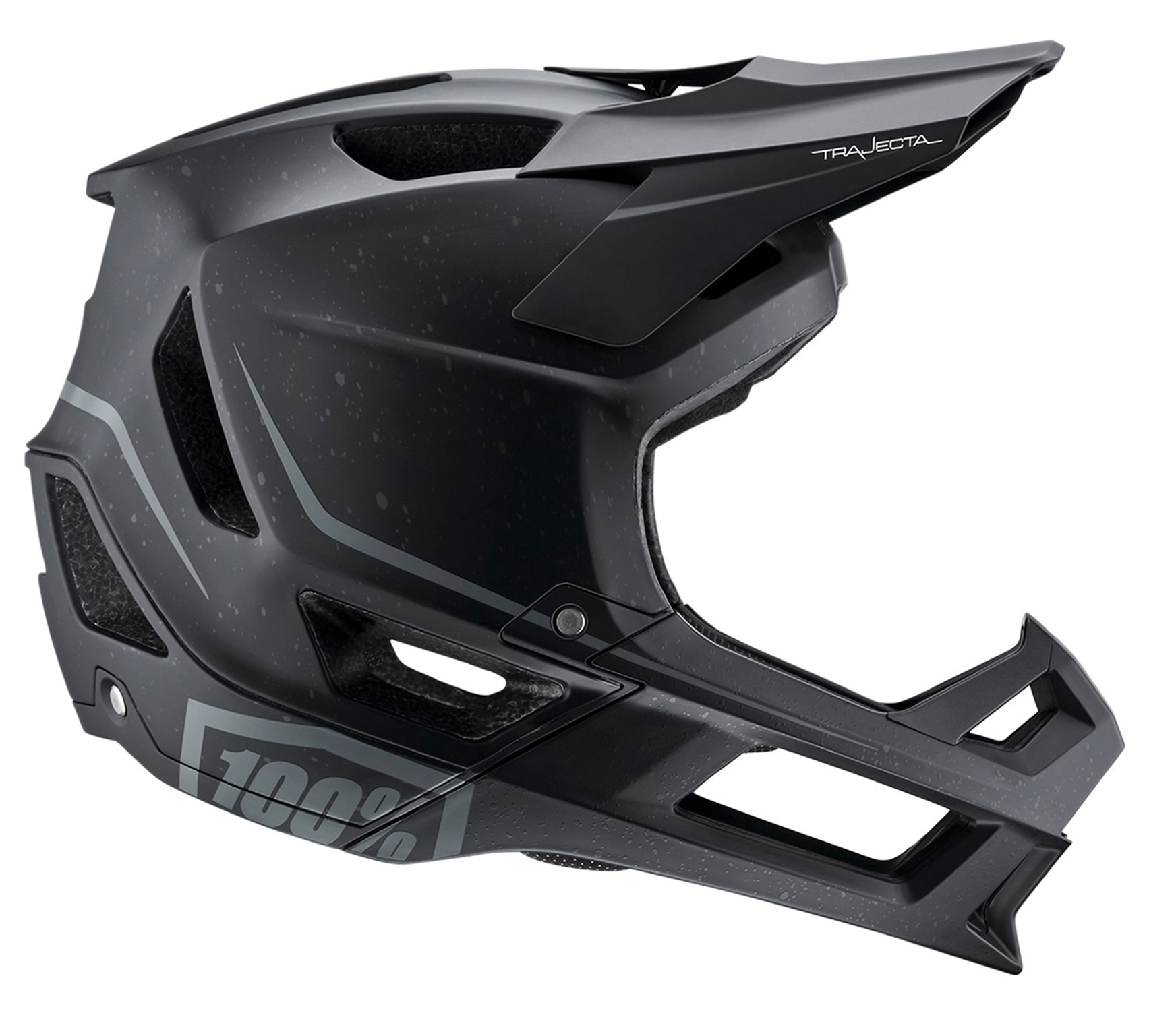 100% Trajecta Bike Helm Black 25491
