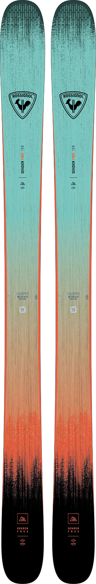 Rossignol Sender Free 110 Freeride Ski 24/25 24718 Rossignol Sender Free 110 Freeride Ski 24/25 24718