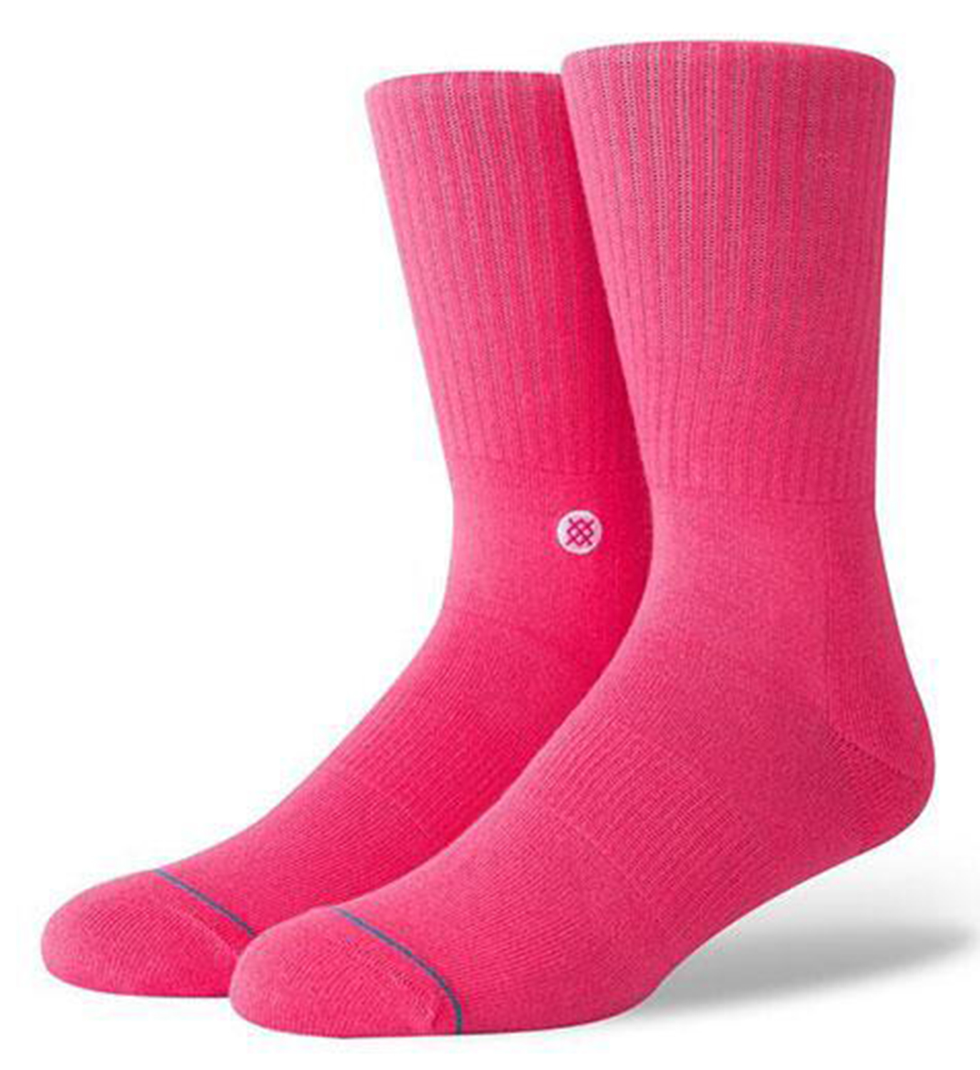 Stance Icon Socken Florescent Pink 25674