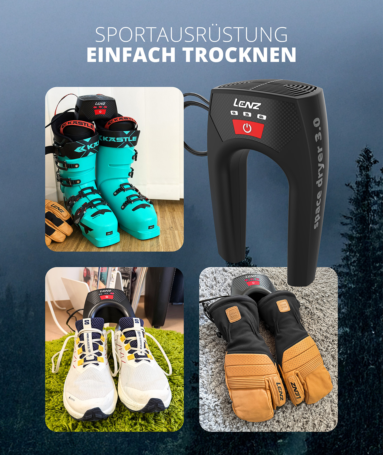 Lenz Space Dryer Schuhtrockner 3.0 240 V