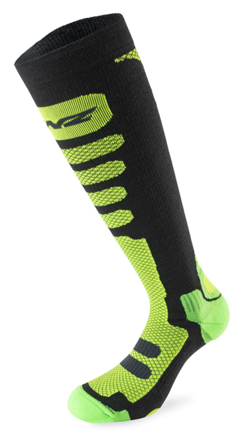 Lenz Free Tour 1.0 Skisocken Schwarz Lime 23687 Lenz Free Tour 1.0 Skisocken Schwarz Lime 23687