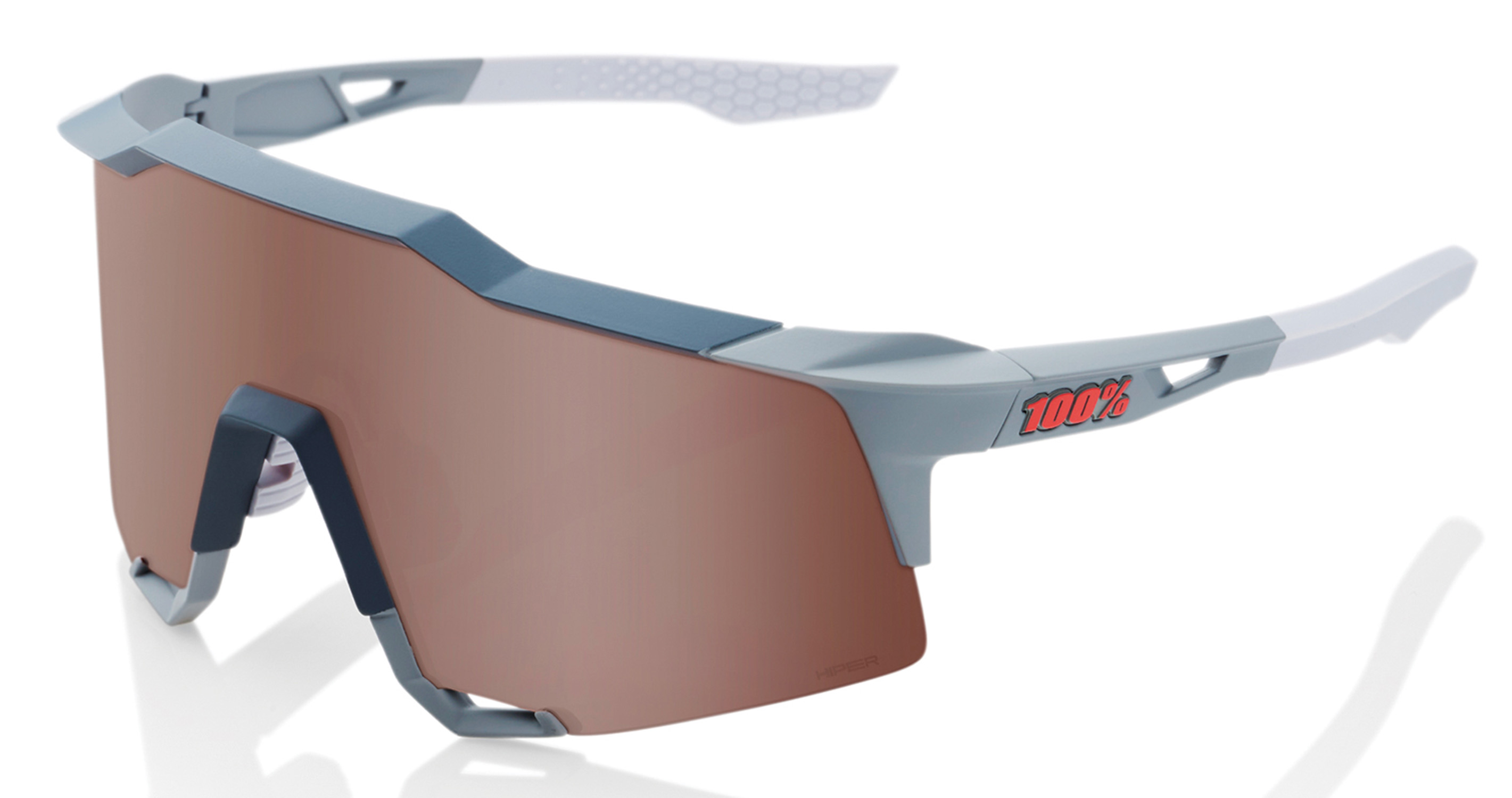 100% Speedcraft Soft Tact Stone Grey Hiper Mirror Sonnenbrille 21505 100% Speedcraft Soft Tact Stone Grey Hiper Mirror Sonnenbrille 21505