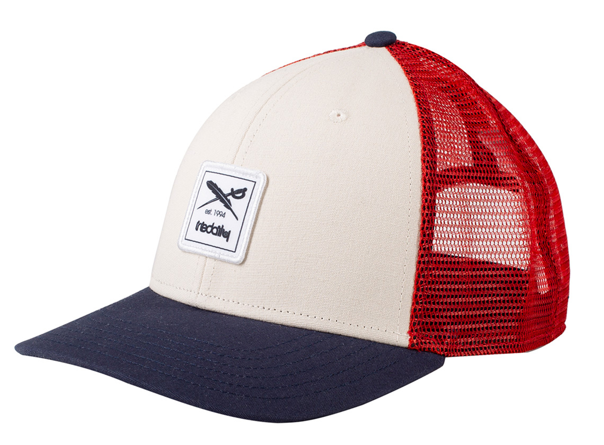 Iriedaily Daily Flag Mesh Cap Low Rise Navy Red 22912