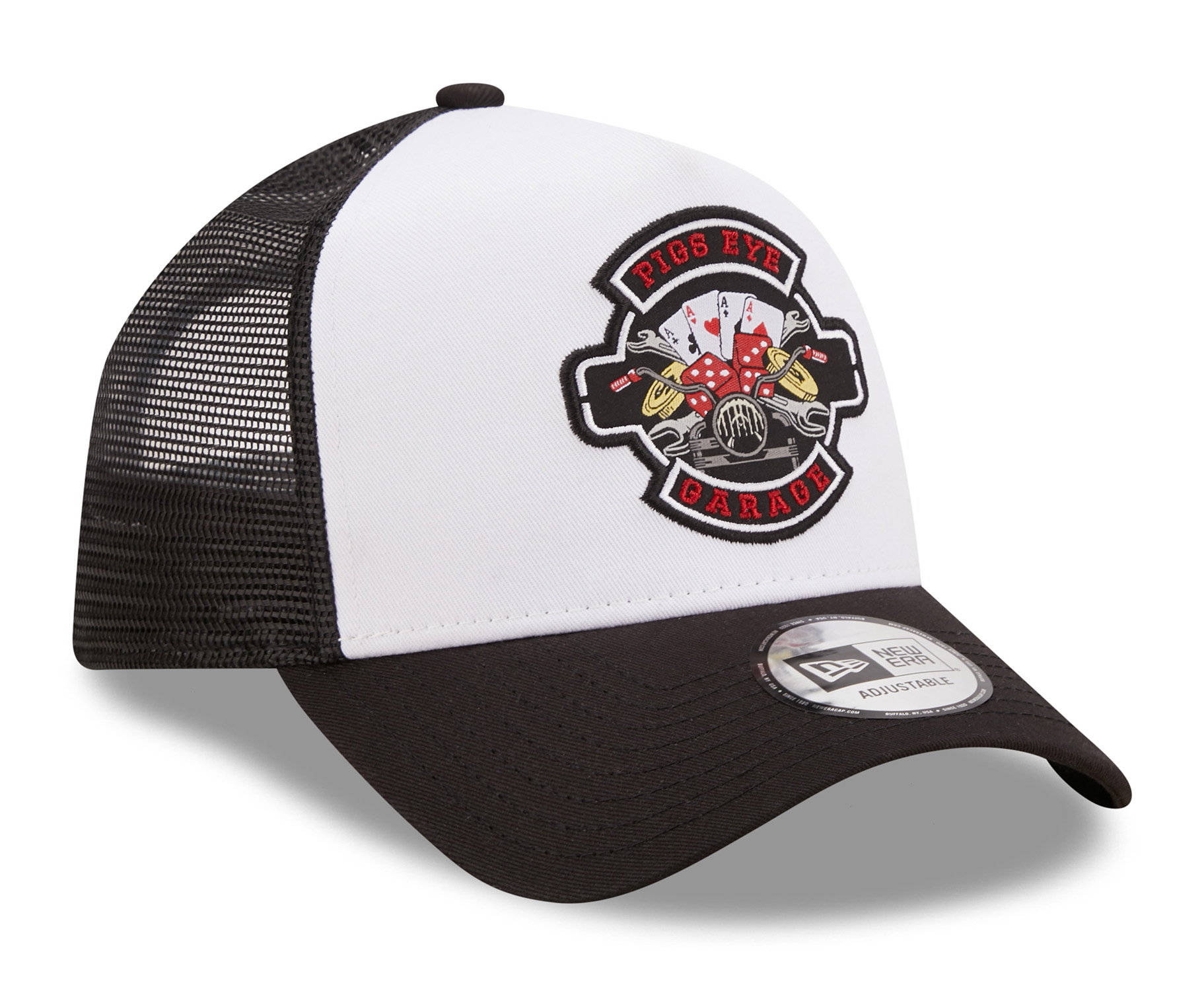 New Era Location Icon Trucker Cap Black 22004