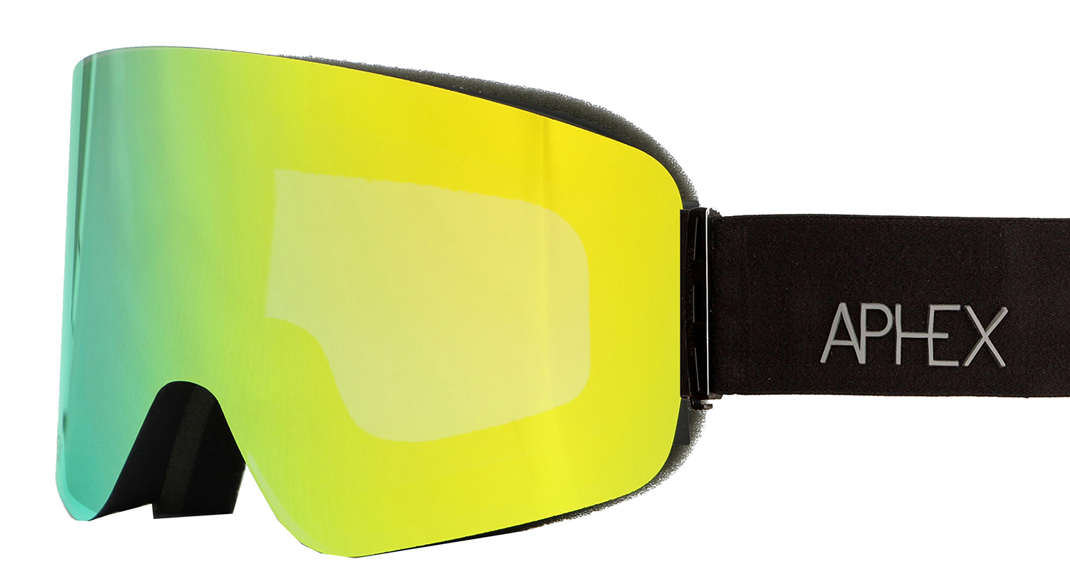 Aphex Oxia Matte Black Revo Gold + Ersatzglas 24/25 19195 Aphex Oxia Matte Black Revo Gold + Ersatzglas 24/25 19195