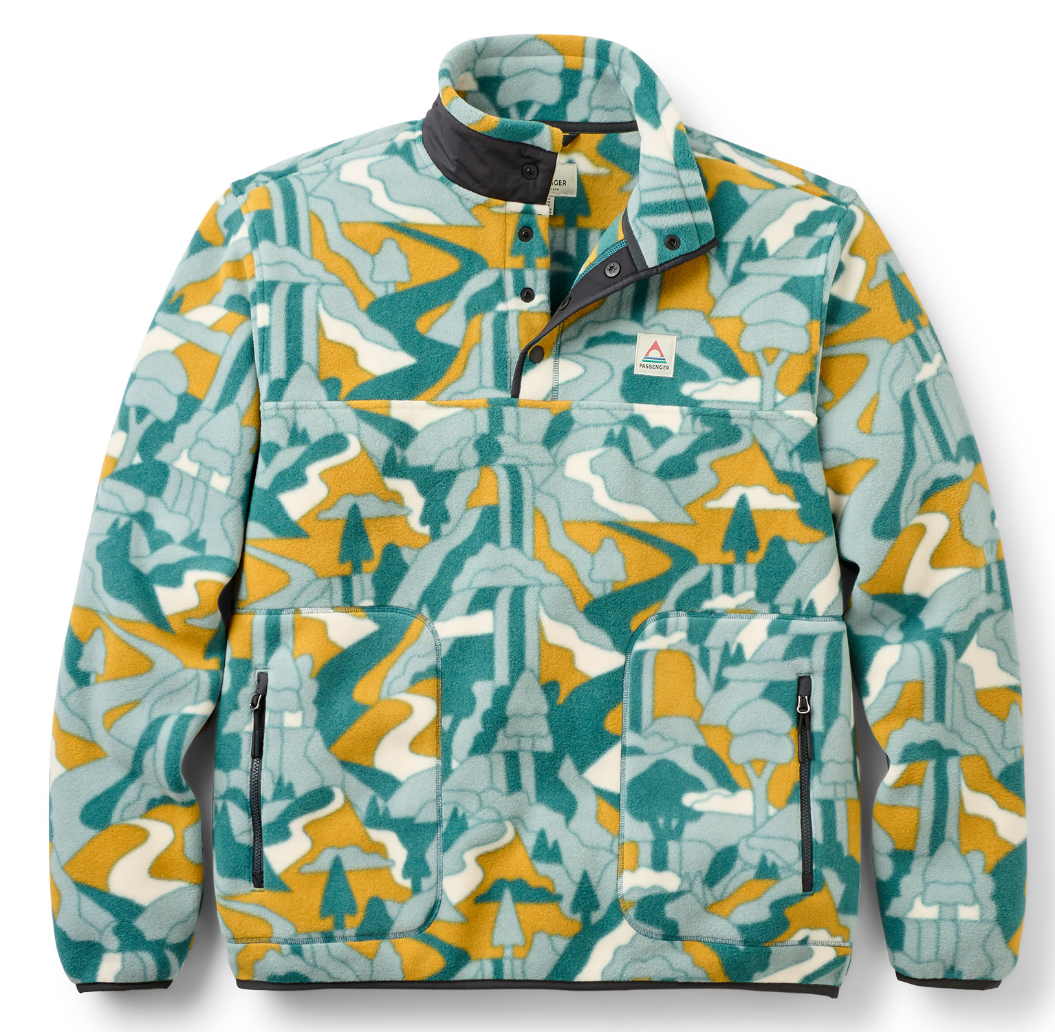 Passenger Dusk Polartec Fleece Slower Rhythmus Deep Ocean 26659