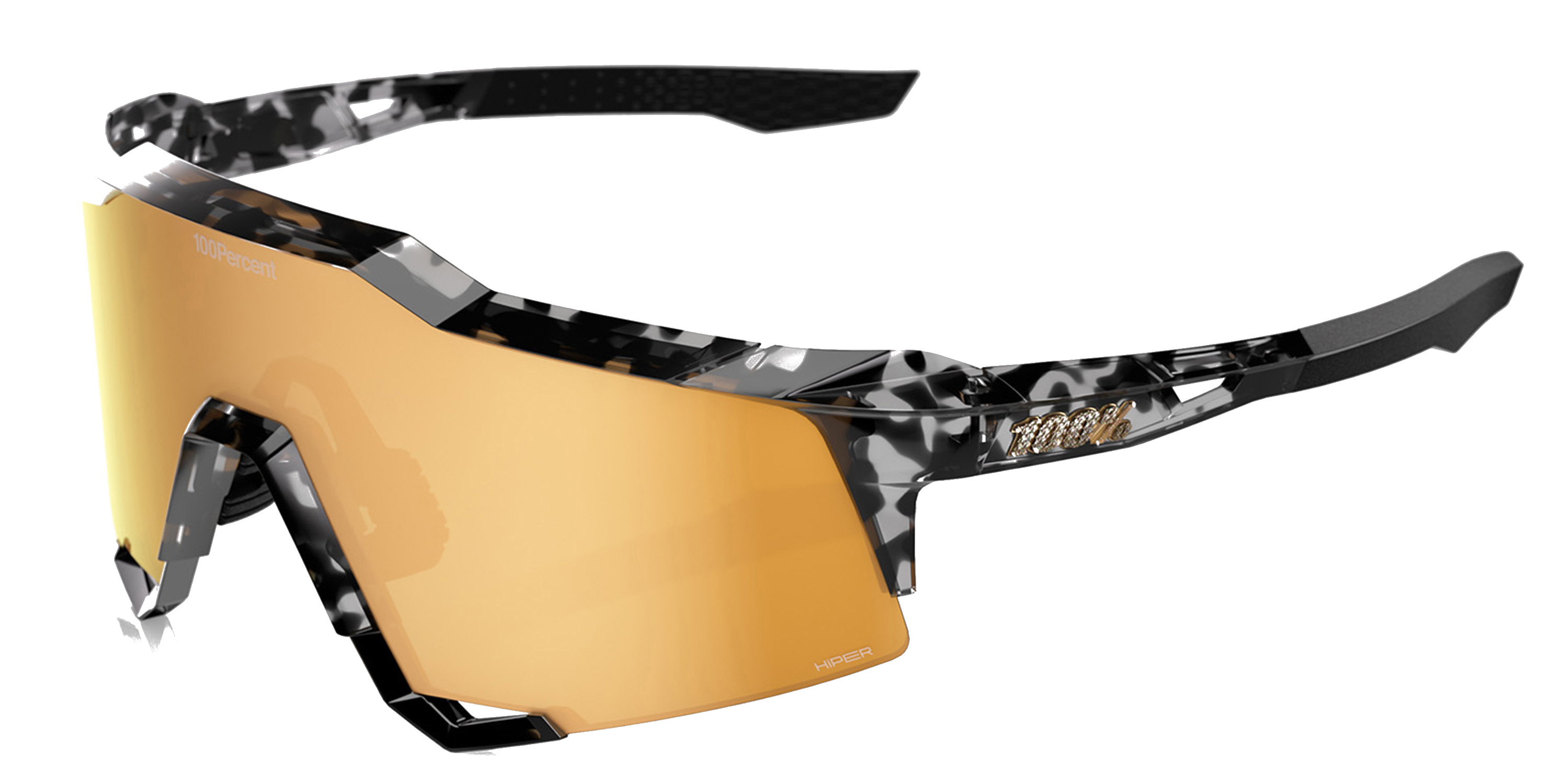 100% Speedcraft Money Mike 3 Polished Black Tortoise Hiper 24 Gold 26041