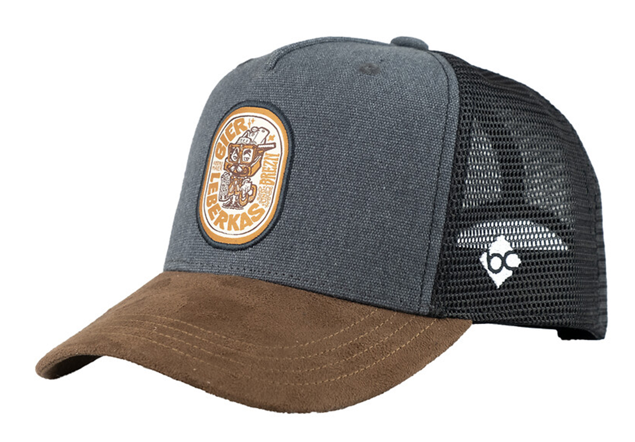 Bavarian Caps Bavarian Trinity Blau Grau Curved 25779