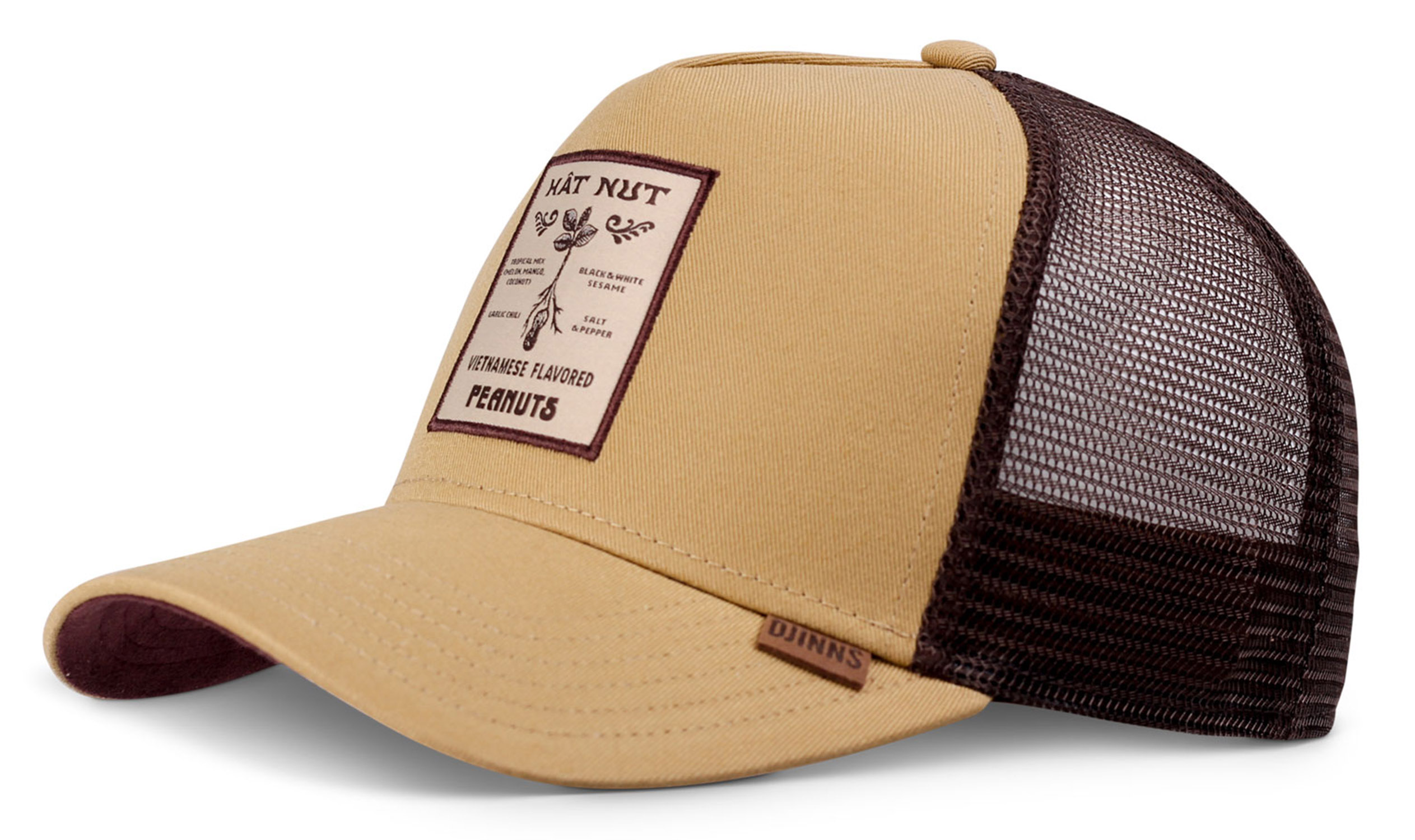 Djinns HFT Trucker Cap Hat Nut Peanut Brown 25411