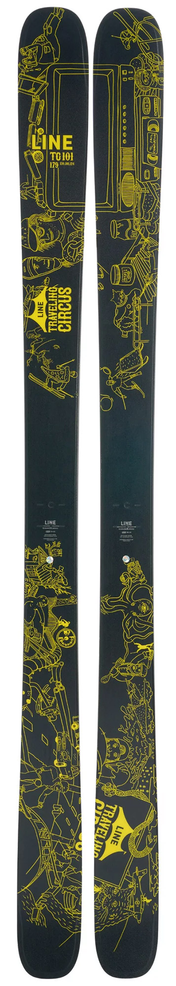 Line Chronic 101 TC Limited Edition Freestyle Ski 24787